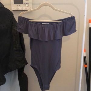 Off the shoulder one piece